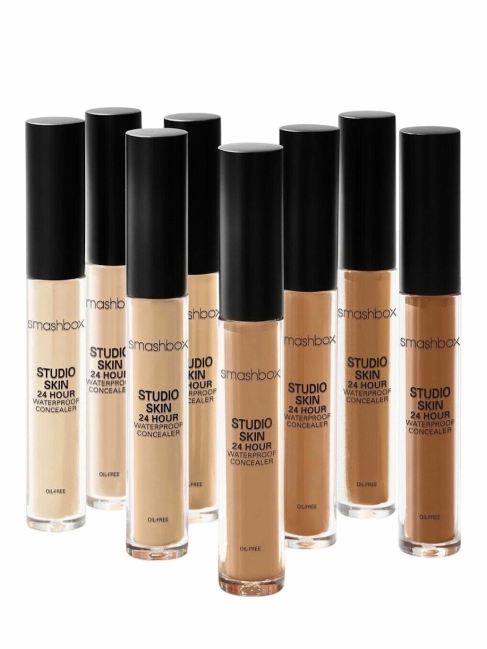 SMASHBOX STUDIO SKIN 24HR WATERPROOF CONCEALER OIL-FREE 2.7ML - BNIB
